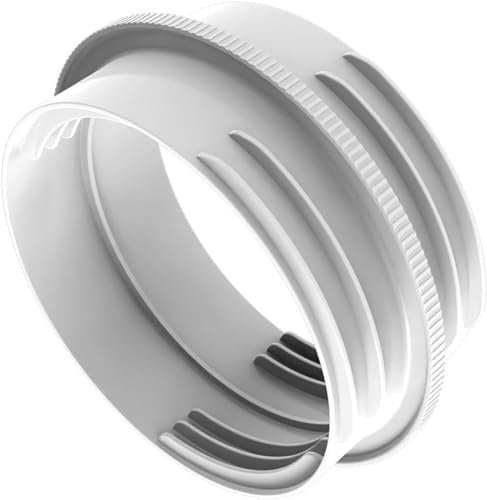 Adaptador de manguera de aire acondicionado, acoplamiento de manguera de escape para aire acondicionado, 130 mm interior/150 mm exterior, conector de tubo de CA móvil universal, acoplamiento de