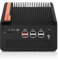 Mini PC NAS N100 5 M.2 Name Pocket NAS Small PC,4X2.5GbE LAN Mirco Desktop Computer 2HD 4K@60HZ,Router/QNAS/Firewall DDR5 for Office Business NO RAM NO SSD