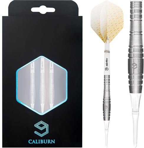 Caliburn Wolf Pack Darts | Soft Tip | 90% Tungsten | W2 | Natural | 20g