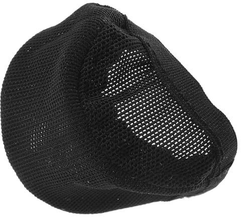 Schwarze Netzperückenhaube für Puppen, Passend für 14–15cm Kopfumfang