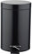 3 Litre Stainless Steel Pedal Bin, Black