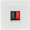 Legrand - Prise haut-parleur Mosaic 2 modules - blanc