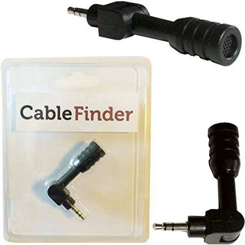 Loops 3.5mm Mini Stereo Microphone - Mobile Phone Laptop Recording Mic - Compact Small