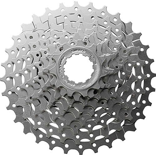 Shimano Kassette 9 Fach, silber, 17 x 17 x 6 cm
