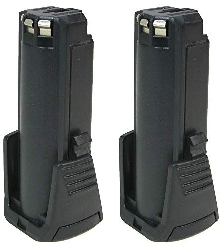 2X Trade-Shop Premium Li-Ion Akku 3,6V / 2000mAh für Bosch PS10, SPS10, SPS10-2, GSR Mx2Drive, GSR PRODRIVE, 36019A2010 ersetzt 2 607 336 242, 2 607 336 241, BAT504