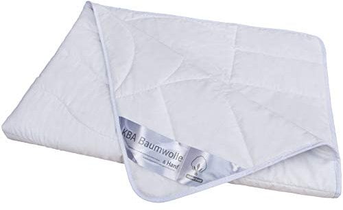 franknatur Bettdecke Sommer Hanf Bio Baumwolle Sommerdecke 135x200 Natur
