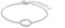 Xenox Damen-Armband Classy Club 925er Sterlingsilber mit Zirkonia 18,5 cm