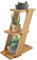 Soporte de Bambú de la Planta en Maceta de 3 Capas de Escritorio 25 * 18 * 9.2 cm