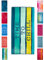 BaSaTex - Strandtuch Baumwolle in 90x180 cm - Strandlaken Badetuch aus Frottee Velours mit Aufhängeschlaufe - Saunatuch Öko-Tex Standard 100 Zertifiziert - Modell Time to Chill Blau Design