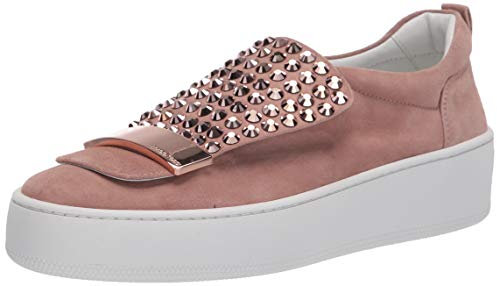 Sergio Rossi Women's SR1 Addict Sneaker, Cipria, 34 Medium EU (4 US)