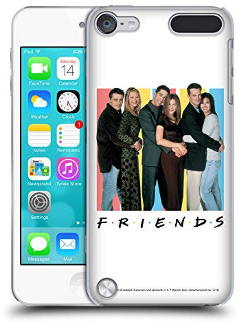 Head Case Designs Officially Licensed Friends TV Show Cast Logos Hard Back Case Compatible With Apple iPod Touch 5G 5th Gen