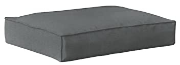 chilly pilley Palettenkissen Sitzkissen Gartenkissen Palettenpolster Palettenauflage Sitz Sofaskissen Garten Kissen Abnehmbar Waschbar Keder Naht (80x80x10, Grau)