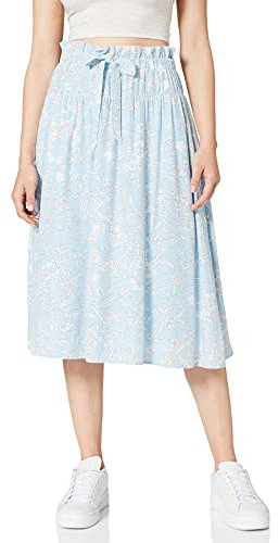 ESPRIT Damen Rock 041ee1d317, 443/Light Blue 4, 36