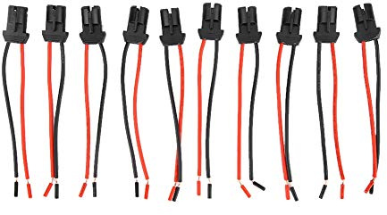 Kuuleyn Connecteur Support de Lampe, Prise Phare Lampe Femelle Feux, 10 pièces T10 Caoutchouc Voiture Camion Bateau cale Ampoule Femelle connecteur Support de Lampe Base de Prise LED