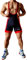 Gymskop Herren Wrestling Singuletts Athletic Supporters Slim Fit Sport Bodysuit Einteilige ärmellose Active Wrestling Trikot Gewichtheben Jumpsuits Schwarz 2XL