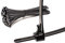Paquete de 100 bridas liberables negras | 300 mm x 7,6 mm | CE Premium UL Nylon Strong Zip Ties resellables perfectas para bridas de cables de PC, envoltura de bridas de bicicleta, bricolaje en casa,