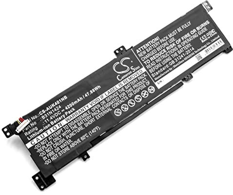 vhbw batteria compatibile con Asus K401LB-FR053D, K401LB-FR068D, K401LB-FR068T, K401LB-FR084D laptop, notebook (4200mAh, 11,4V, Li-Ion)