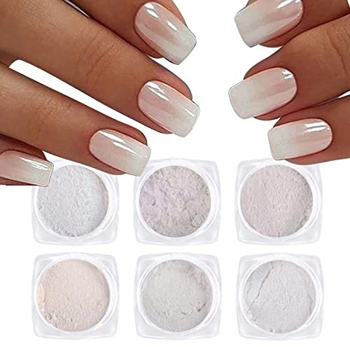 GZSYY Pearl Powder Nail Chrome Glitzerpuder Nagel Spiegel Pulver 6 Stück Chamäleon Metallic Nail Art Pulver Pigmente für Nagel Dekoration, Color11