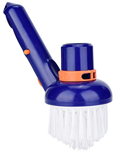 Cepillo de Limpieza de Piscina, Ligero Multifunción Cepillo Piscina Limpiafondos Piscina con Cerdas Finas, Cepillo para Escalones y Esquinas de Piscina