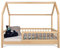 Alije Kinderbett Bett Hausbett mit Rausfallschutz Latternost Bettgestell aus Kiefer Holz für Haus Kinder Jungen & Mädchen - Holzbett Baby Kinderzimmer Junge Deko (Rausfallschutz: MIT) (90x200cm)