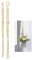 Spetebo Makramee Blumenampel Natur 80 cm - 2er Set - Pflanztopfhalter zum Hängen aus Baumwolle - Hänge Blumentopf Pflanzen Halter aus Stoffseilen