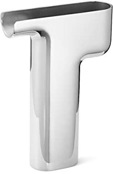 [W2404] Nendo Vase C, Large Stainless Steel, Mirror