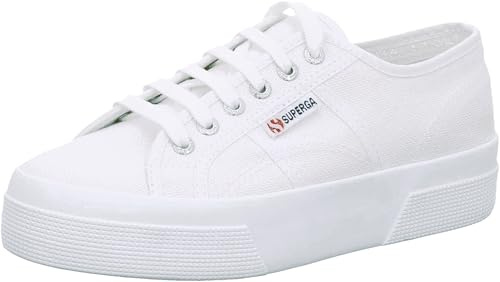Superga 2740 Platform, Oxford Flat, White