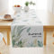 YOTOYOU Pflanzen Seegras Sommer Tischläufer Winter Frühling Saisonnal Küche Tisch Dekoration drinnen draußen Urlaub Party Wohnzimmer Dekor 40x140cm