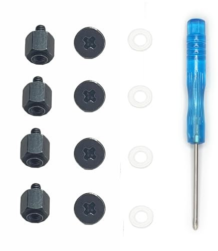 Awxlumv Kit de vis M.2 NVMe Vis M.2, vis M2 SSD Kit de montage pour ordinateur portable Noir