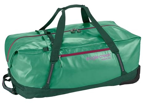 Eagle Creek Migrate Reisetasche mit Rollen 130L I Recyceltes wasserabweisendes Material I Rucksack-Funktion I 130 Liter Volumen I Willow