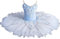 Xytraiihw Blau,130, Professionelles Ballett-Tutu Für Mädchen, Blaues Eiskunstlauf-Wettkampfkleid Pfannkuchen-Schwanensee-Tutu Ballerina-Kostüme Tanzkostüm