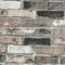 Swehooirt 3D Effect Brown Brick Wallpaper Vintage Textured Wall Paper Roll Living Room Feature Wallpaper for Bedroom Adults Hallway and Stairs Retro Feature Wall