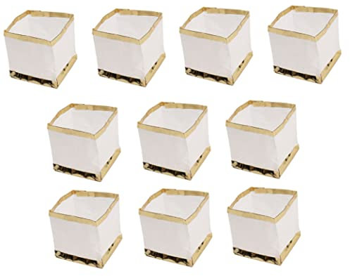Faroles flotantes biodegradables, faroles flotantes de agua, luces flotantes de piscina, linternas de papel blanco, velas flotantes de agua para desear orar, paquete de 10