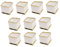Faroles flotantes biodegradables, faroles flotantes de agua, luces flotantes de piscina, linternas de papel blanco, velas flotantes de agua para desear orar, paquete de 10