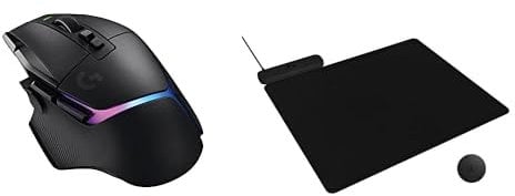 Logitech G502 X Plus Lightspeed kabellose RGB-Gaming-Maus + POWERPLAY 2 kabelloses Ladesystem, unbegrenzte Ladung, anpassbares RGB, Hero 25K-Sensor, LIGHTFORCE-Hybridschalter – PC/Mac