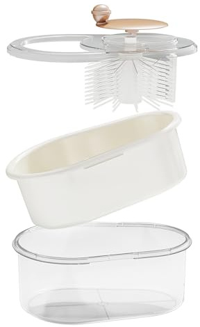Fruit Washer Spinner, Salad Washer Spinners Fruit Cleaner, Kitchen Food Prep Tool, Labour-Saving Gadgets for Strawberry, Lettuce, Blueberries, Cherry Tomato, 12.6x9.45 inches