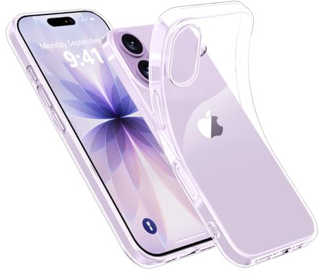 Ruayia Hülle Kompatibel mit iPhone 17, Ultra Dünn Hülle für iPhone 17, Kristallklar Transparente Handyhülle, Silikon Weiche TPU Schlankes Anti-Scratch Design - Klar