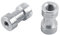 RASTKY 5pcs 1 4 a 3 El Adaptador de Adaptador de Montaje de Tornillo de 8 8 Roscas para El Gatillo de Flash de la Cámara DSLR, Hecha de Aleación de Aluminio de, para Poner Dos
