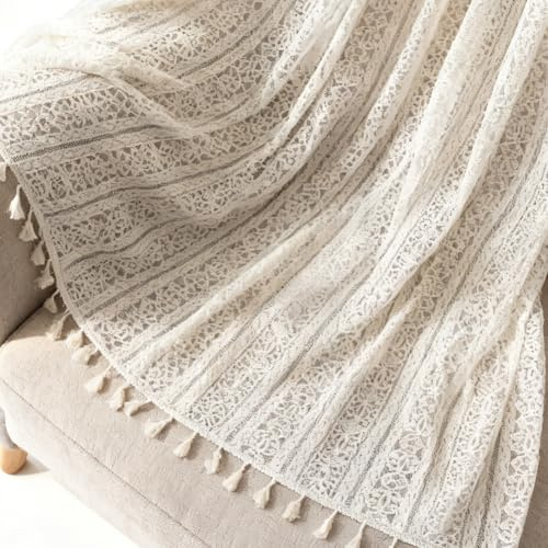 Peelanmall Vorhänge,Vintage Landhausstil Verdunklungsvorhänge,2er Vorhang Boho B 150* H 160CM,Wohnzimmer Curtains mit ösen Verdunkelung (A)
