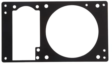 Yhplxyuus Sturdy Case Accessory Metal 1U Power Supply Bracket with 8cm Fan Mounting for Power Supply Power Supply