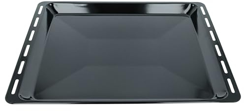 vhbw Backblech Ersatz für Samsung 83115003, BF3ON3T11P, CZ1247X0, CZ1247X000, FQ115T002 für Backofen - 46,5 x 37 x 3 cm, Antihaftbeschichtet Schwarz