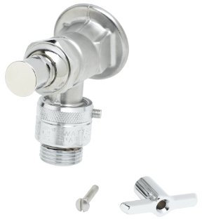T&S Brass B-0737 Sill Faucet with Vacuum Breaker, 3/4-Inch Npt Female Flanged Inlet and 3/4-Inch Hose Threads, Rough