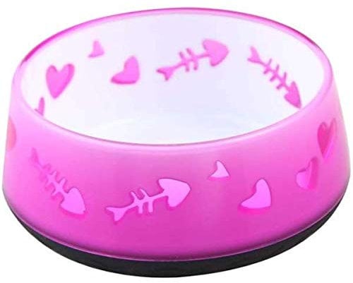 ALL FOR PAWS Modern Cat Love Feeder Bowl, Pink, 1.64 kg