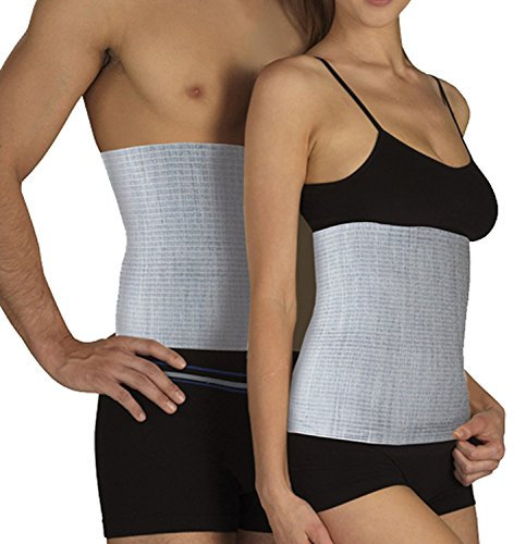 DELUXE RÜCKENWÄRMER mit Wolle NIEREN WÄRMER Leibwärmer Hüftwärmer NIERENSCHUTZ WÄRMEGÜRTEL Thermo Gurt (XL)