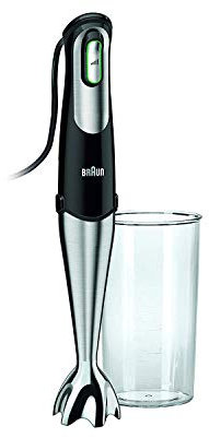 Braun MQ700 Soup Mixeur Plongeant Noir 10 x 5,7 x 39,6 cm