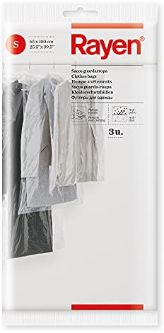 Rayen 6045 - Pack de 3 Bolsas para Guardar Ropa, 65 x 100 cm