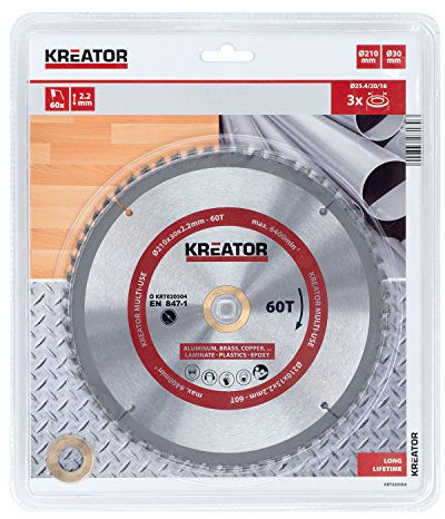 KREATOR KRT020504 KRT020504-Disco von Sierra Multi usos 210 mm60d
