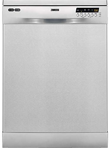 Zanussi ZDF26030WA Lavavajillas AirDry 13 cubiertos, Display LCD, Desconexión automática, 5 programas a 4 temperaturas, Programa Rápido en 30 min, Motor Inverter, 46 dBA, Blanco, 60 cm