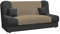 Mirjan24 Schlafsofa Jonas Style, Sofa mit Bettkasten und Schlaffunktion, Bettsofa, Schlafcouch, Microfaser, Couch vom Hersteller, Wohnlandschaft (Alova 36 + Alova 07)