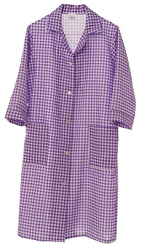 HDUK Top Quality Ladies ¾ Length Sleeve Check Home/Work Overall Tabard Apron / Available in 6 Colours and in UK Sizes 8-10 up to 24-26
